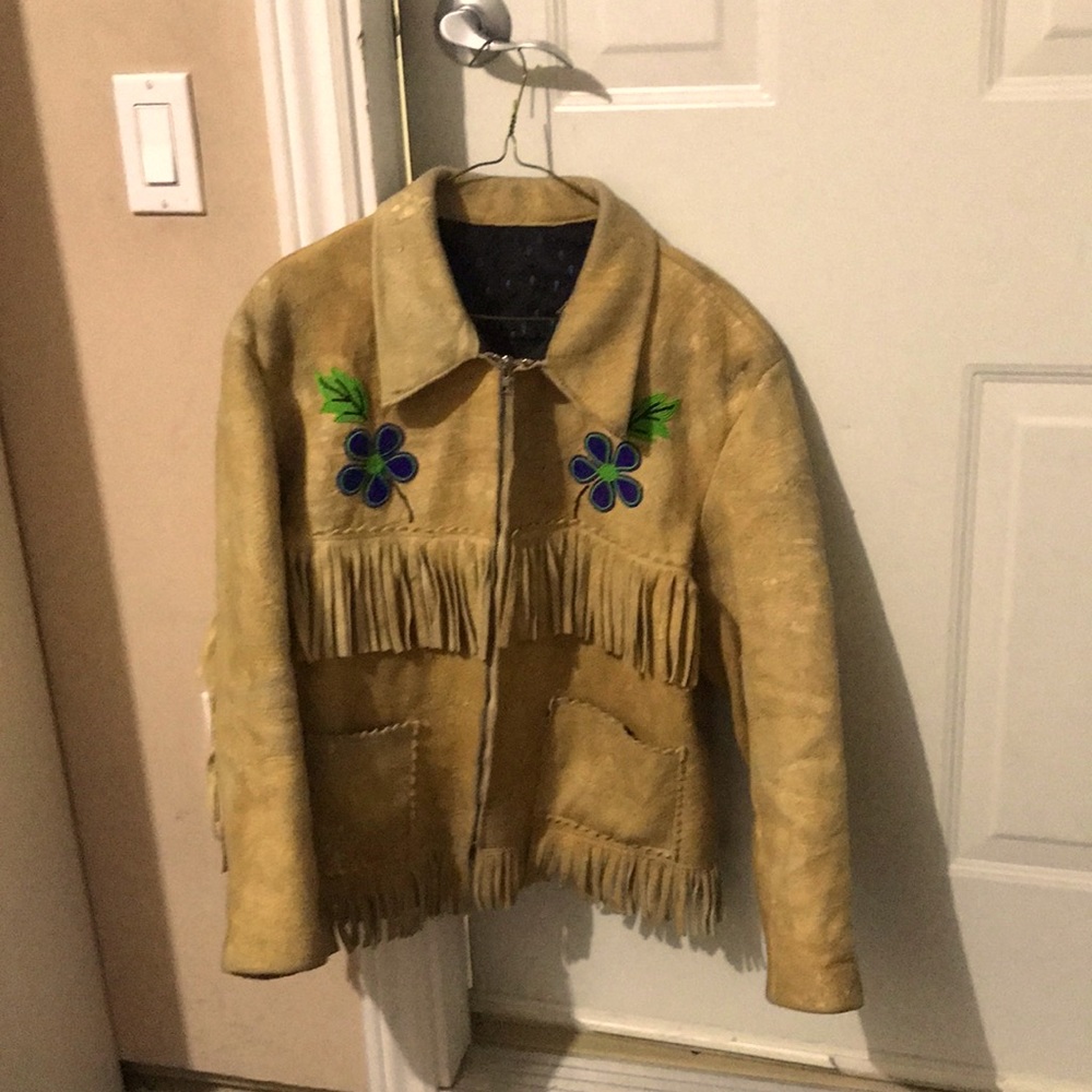 Authentic Native American Leather Jacket